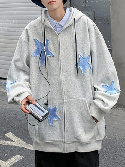 Y2k Star Patch Hoodie