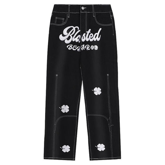 BLASTED - Regular Embroidered Jeans