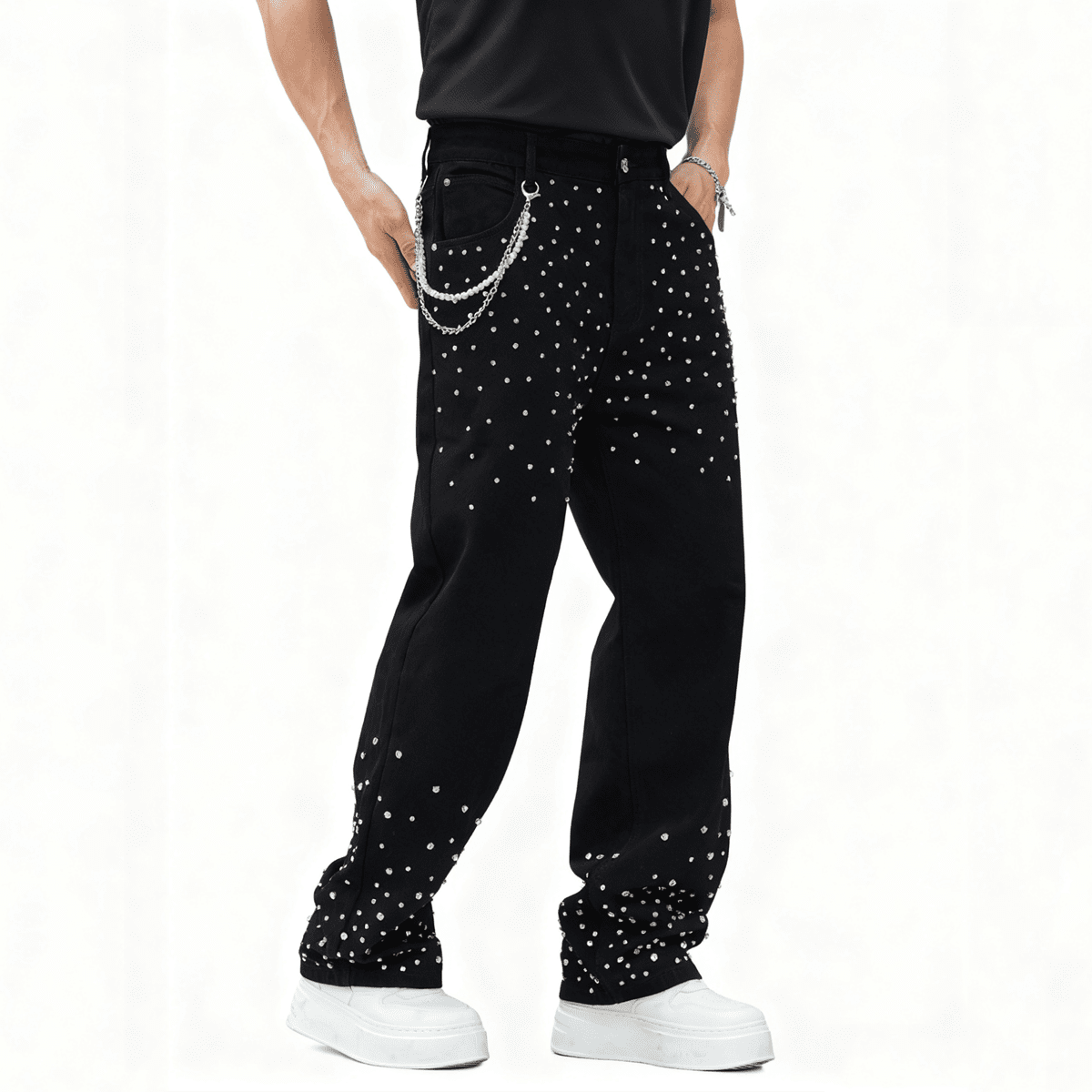 BLAQ Bling Relaxed Denim