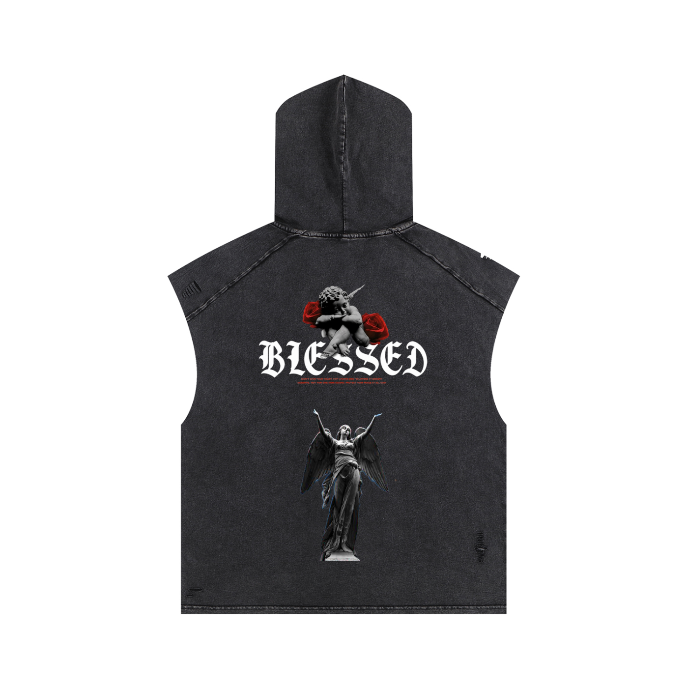 Hoodie,BLAQ,top,BLESSED
