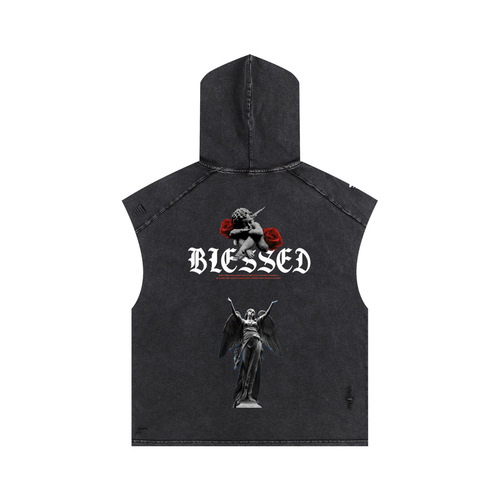 Hoodie,BLAQ,top,BLESSED