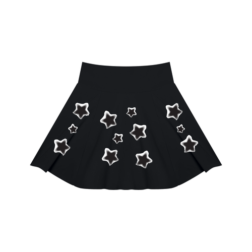 woman,skirt,bottom,stars