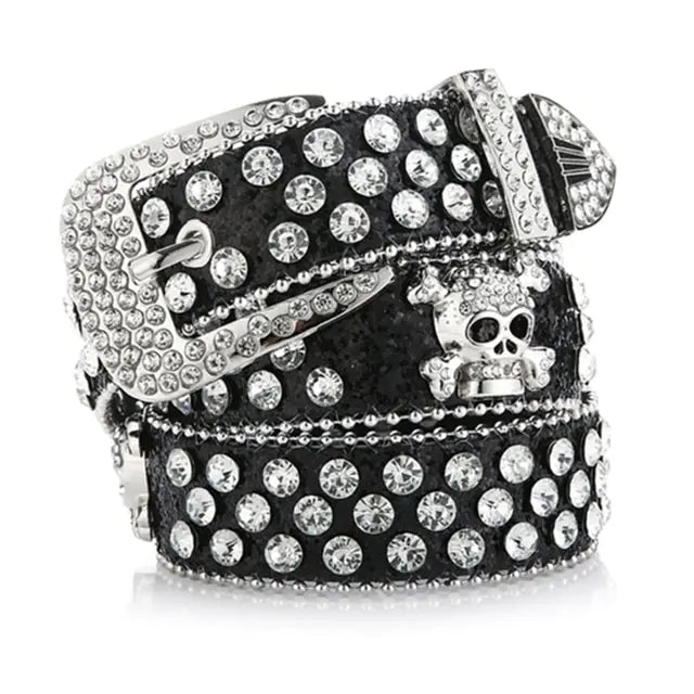 Skull Buckle Y2k Belts