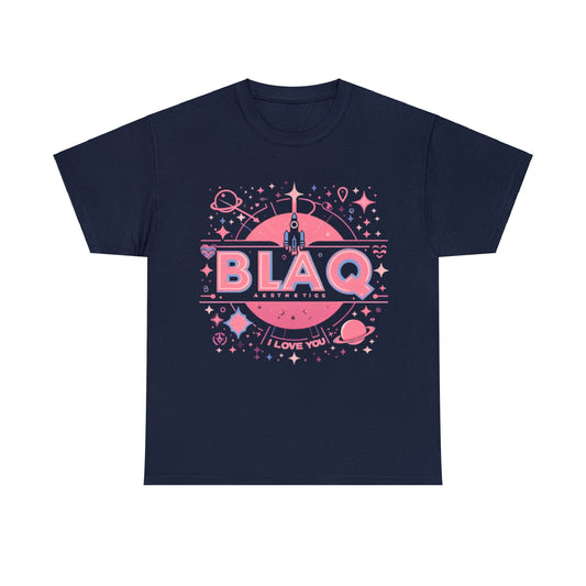 BLAQ space “I love you” Tee Blaq Aesthetics