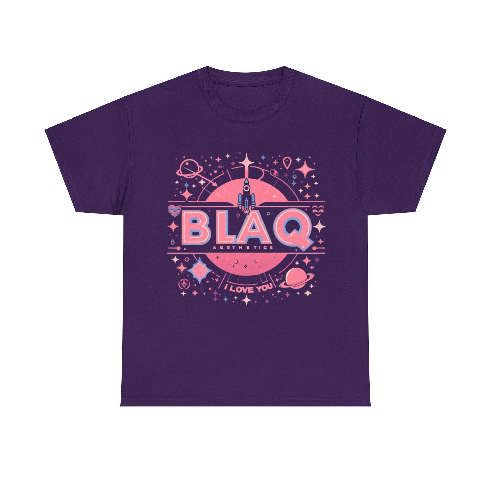 BLAQ space “I love you” Tee Blaq Aesthetics