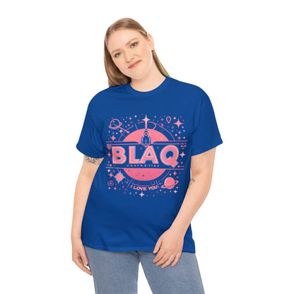 BLAQ space “I love you” Tee Blaq Aesthetics