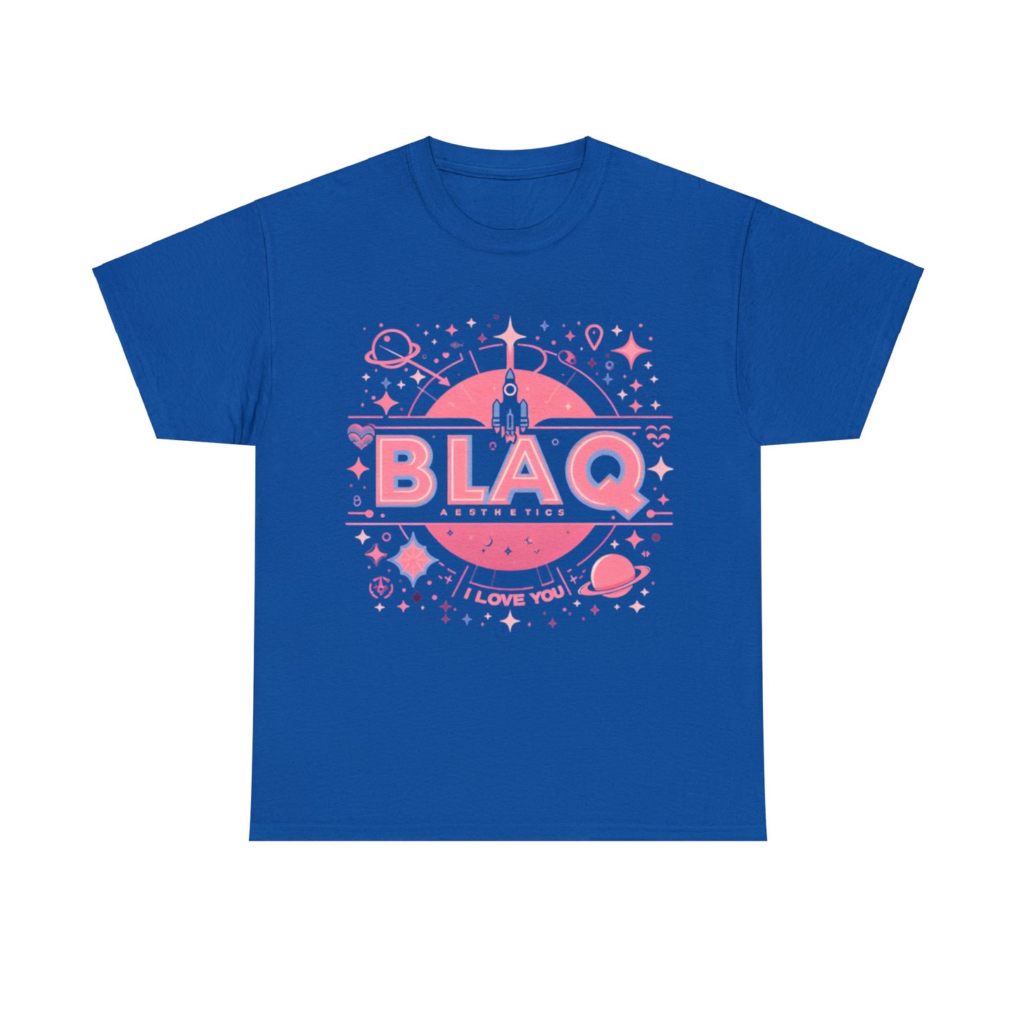 BLAQ space “I love you” Tee Blaq Aesthetics