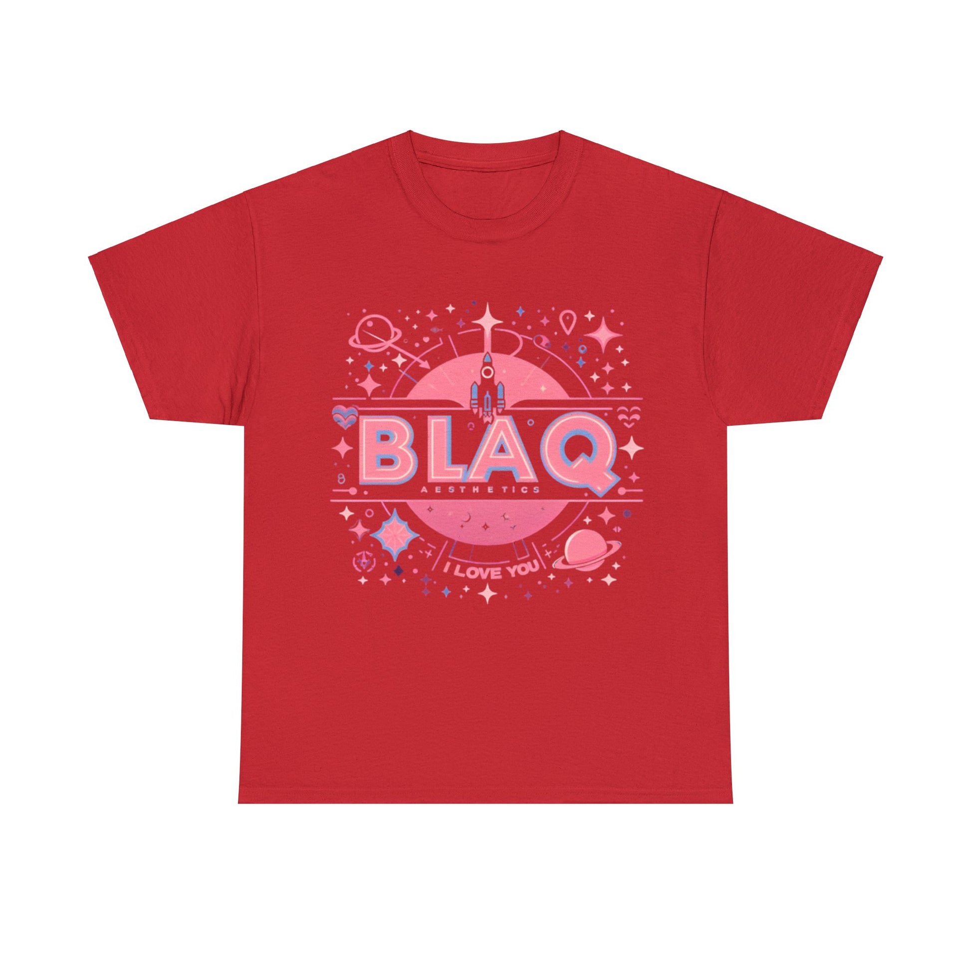 BLAQ space “I love you” Tee Blaq Aesthetics