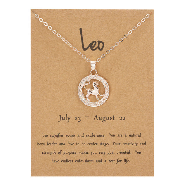 Constellation Rose Gold Animal Necklace Blaq Aesthetics