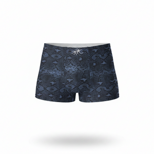 Blue Snakeskin Boxer Briefs