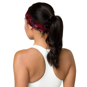 Aesthetically pink Snakeskin Headband