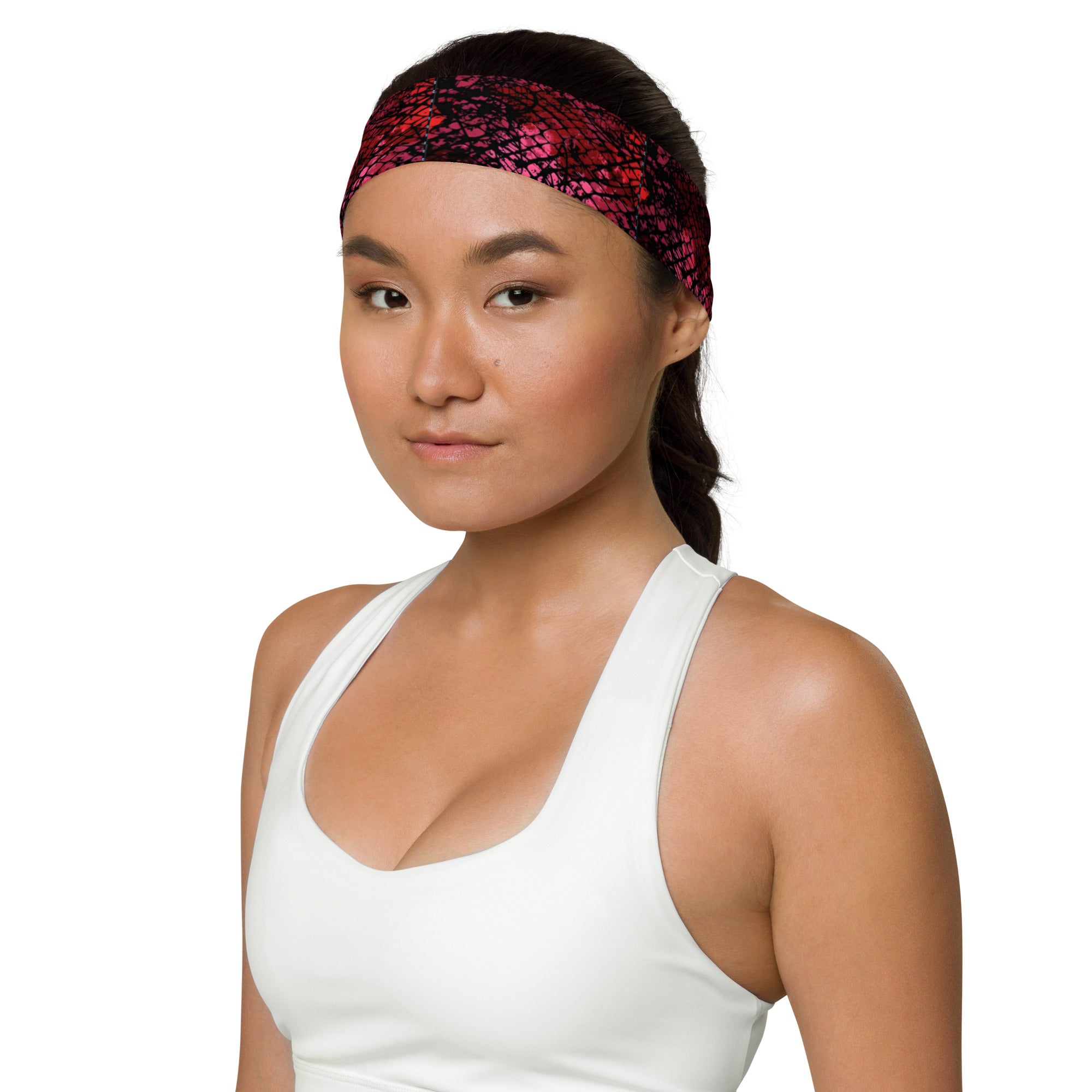 Aesthetically pink Snakeskin Headband