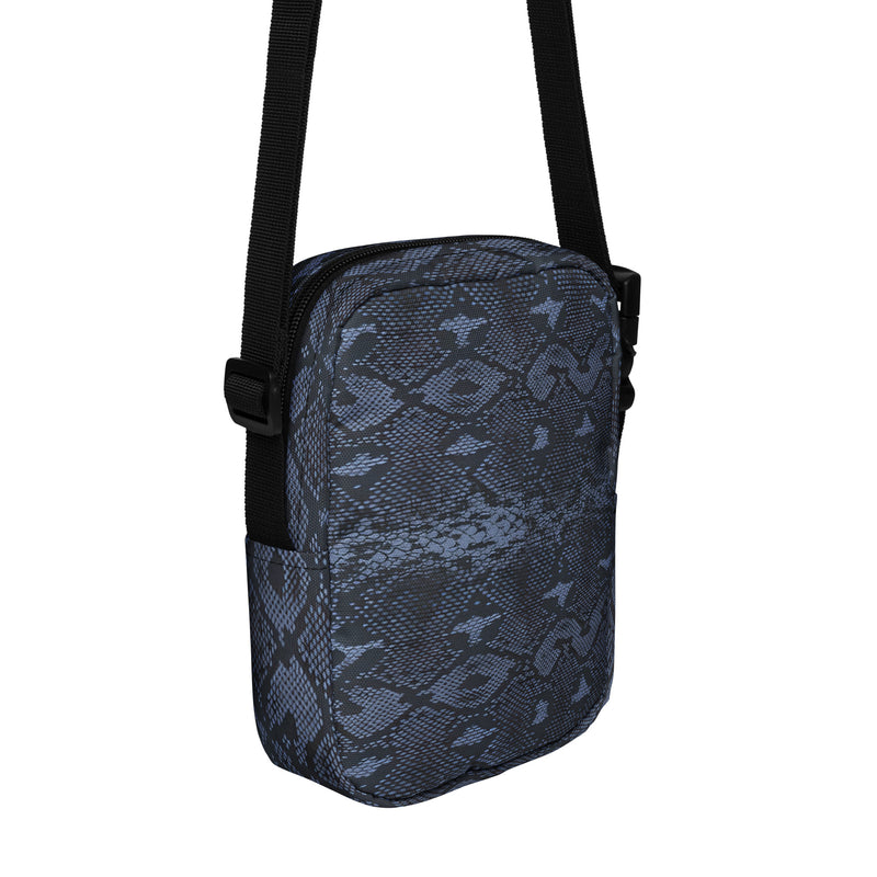 Blue Snakeskin crossbody bag