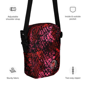 Pink Snakeskin crossbody bag