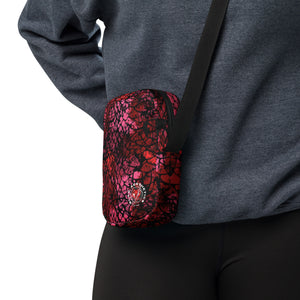 Pink Snakeskin crossbody bag