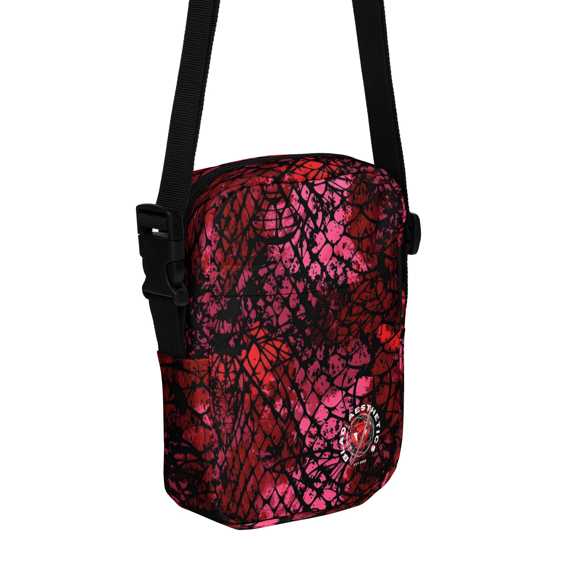 Pink Snakeskin crossbody bag