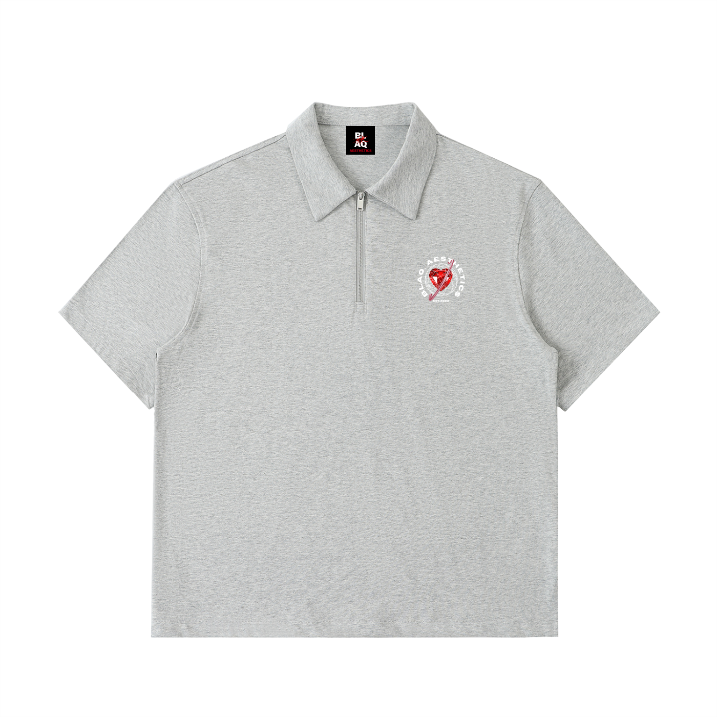 "BLAQ" Half-Zip Polo Shirt *Special Edition*