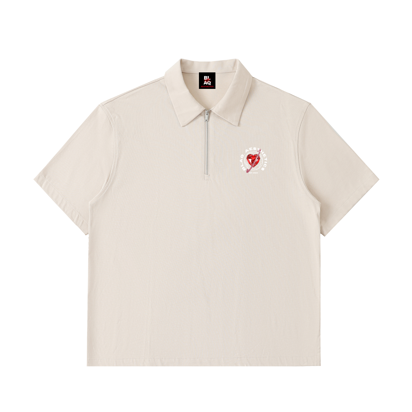 "BLAQ" Half-Zip Polo Shirt *Special Edition*