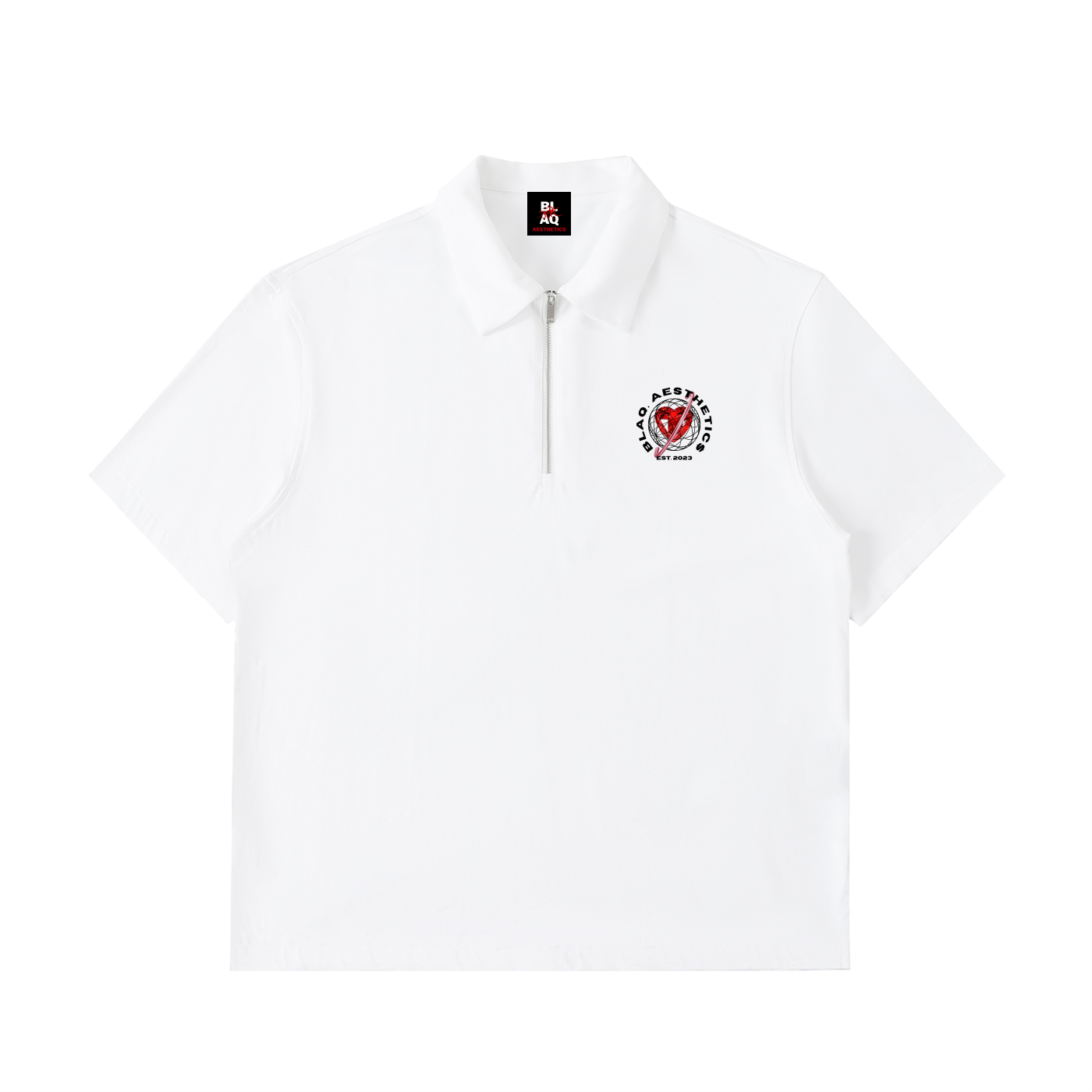 TOP,TOPS,UNISEX,HALF ZIP,POLO