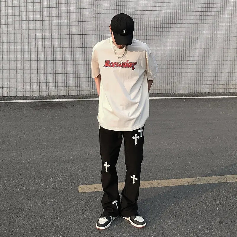 Street Loose Casual Cross Pants