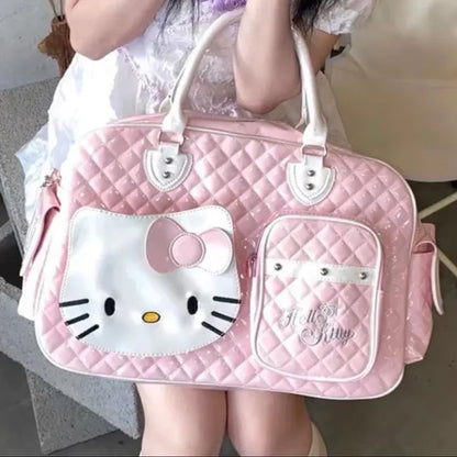 Y2K Kitty Travel Handbag