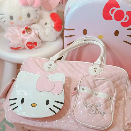 Y2K Kitty Travel Handbag