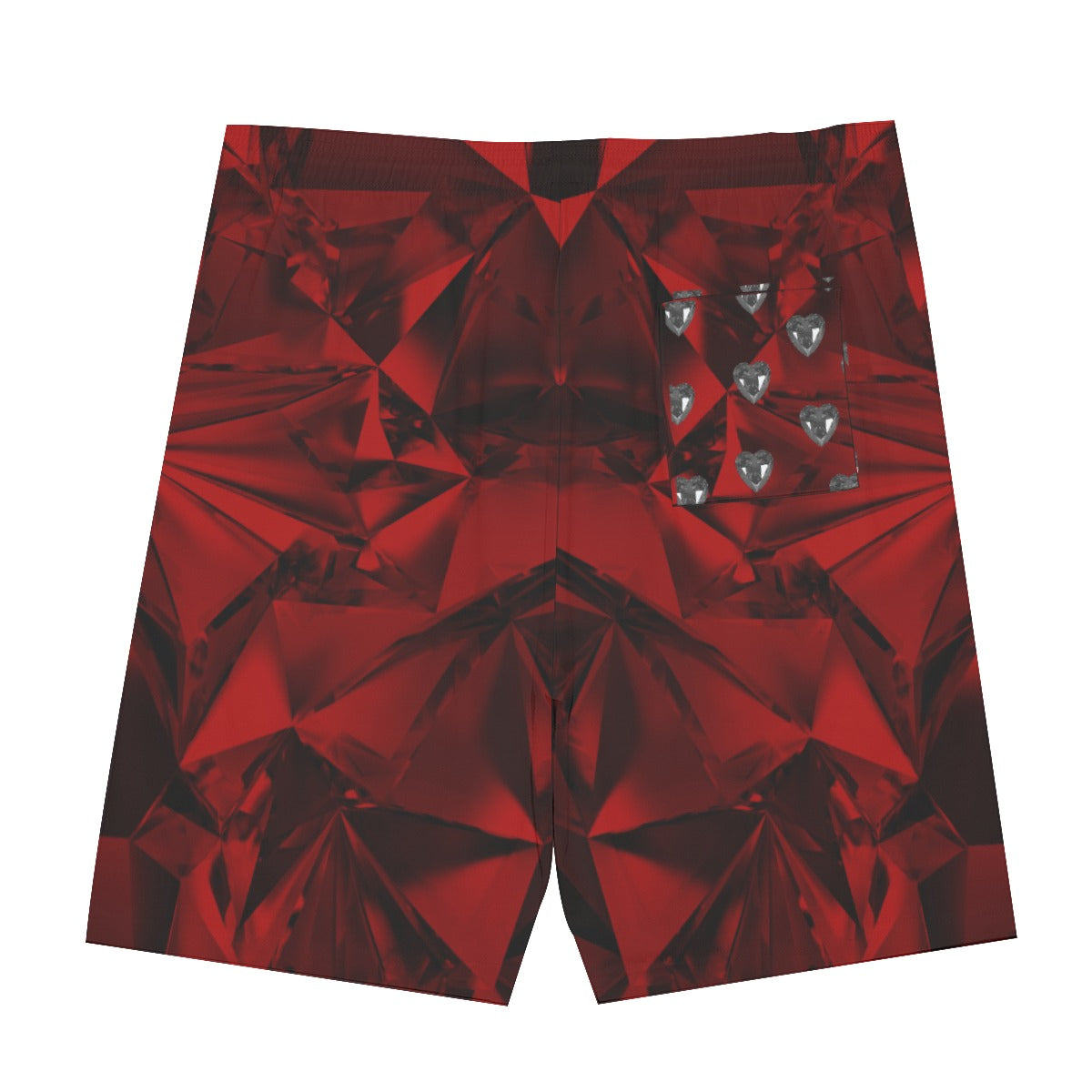 BA Original Red Diamond Sleeveless Vest And Shorts Set Blaq Aesthetics