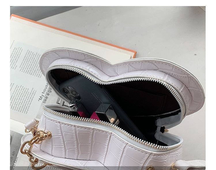 Cute Heart Shaped Design Purse - Blaq Aesthetics