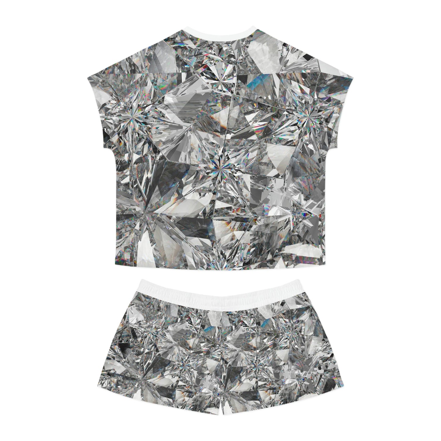 Diamond Short Pajama Set Blaq Aesthetics