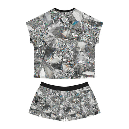 Diamond Short Pajama Set Blaq Aesthetics