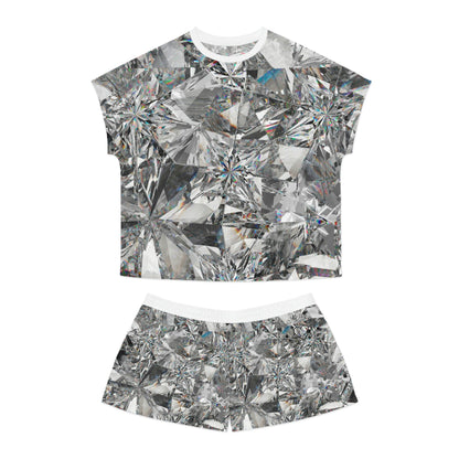 Diamond Short Pajama Set Blaq Aesthetics