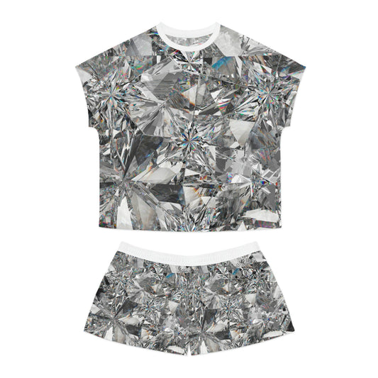 Diamond Short Pajama Set Blaq Aesthetics