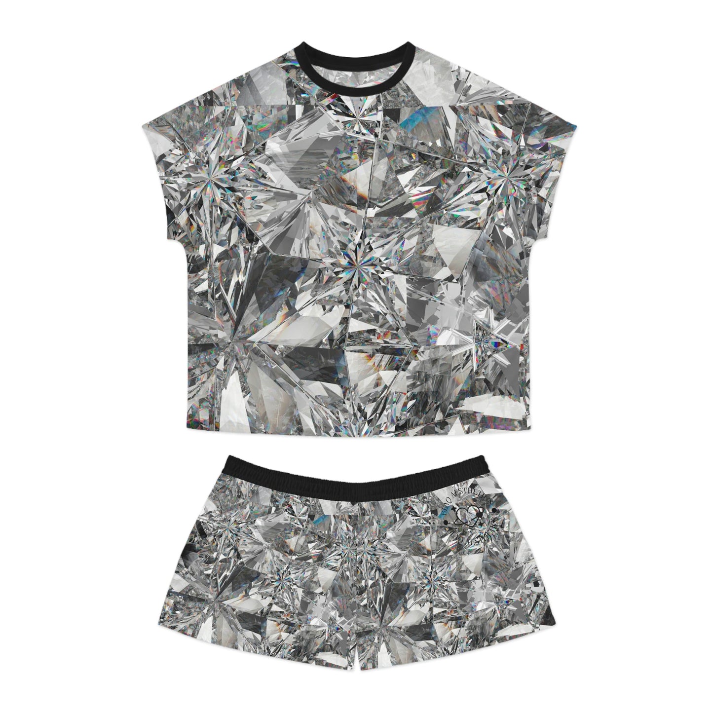 Diamond Short Pajama Set Blaq Aesthetics