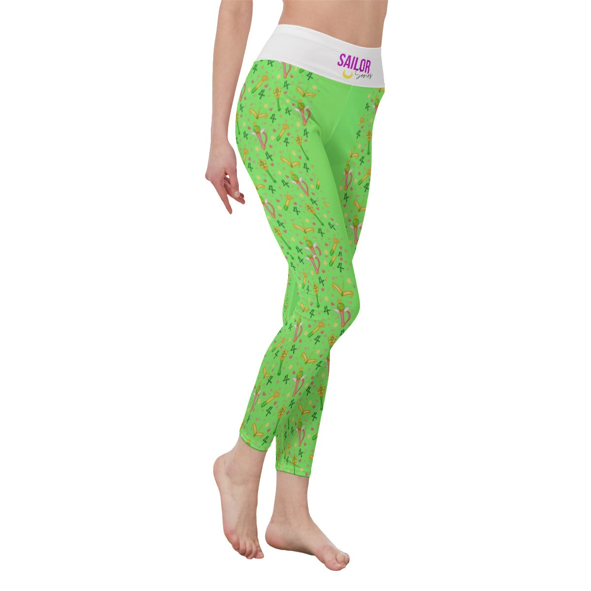 Green Sailor Series Leggings Blaq Aesthetics