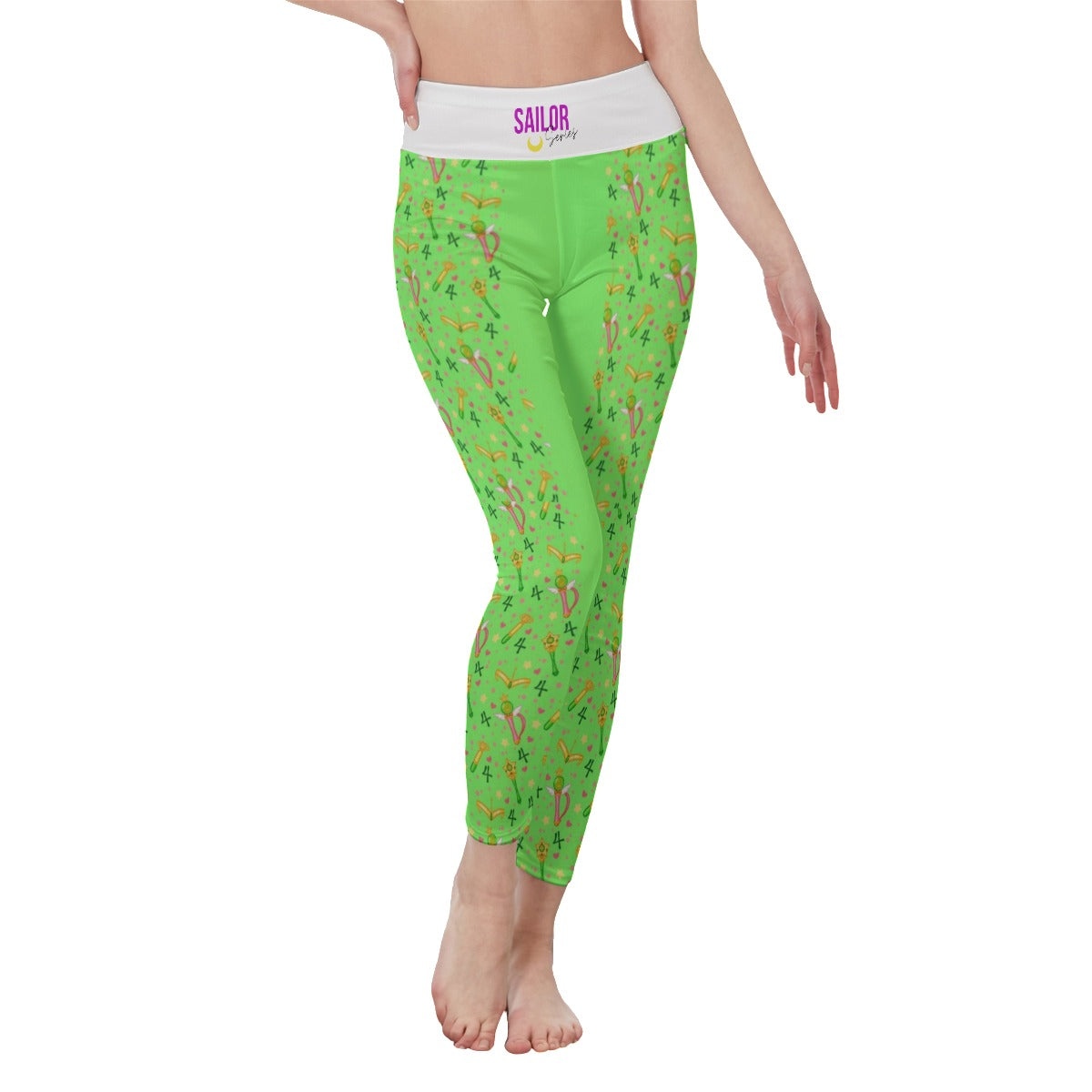 Green Sailor Series Leggings Blaq Aesthetics