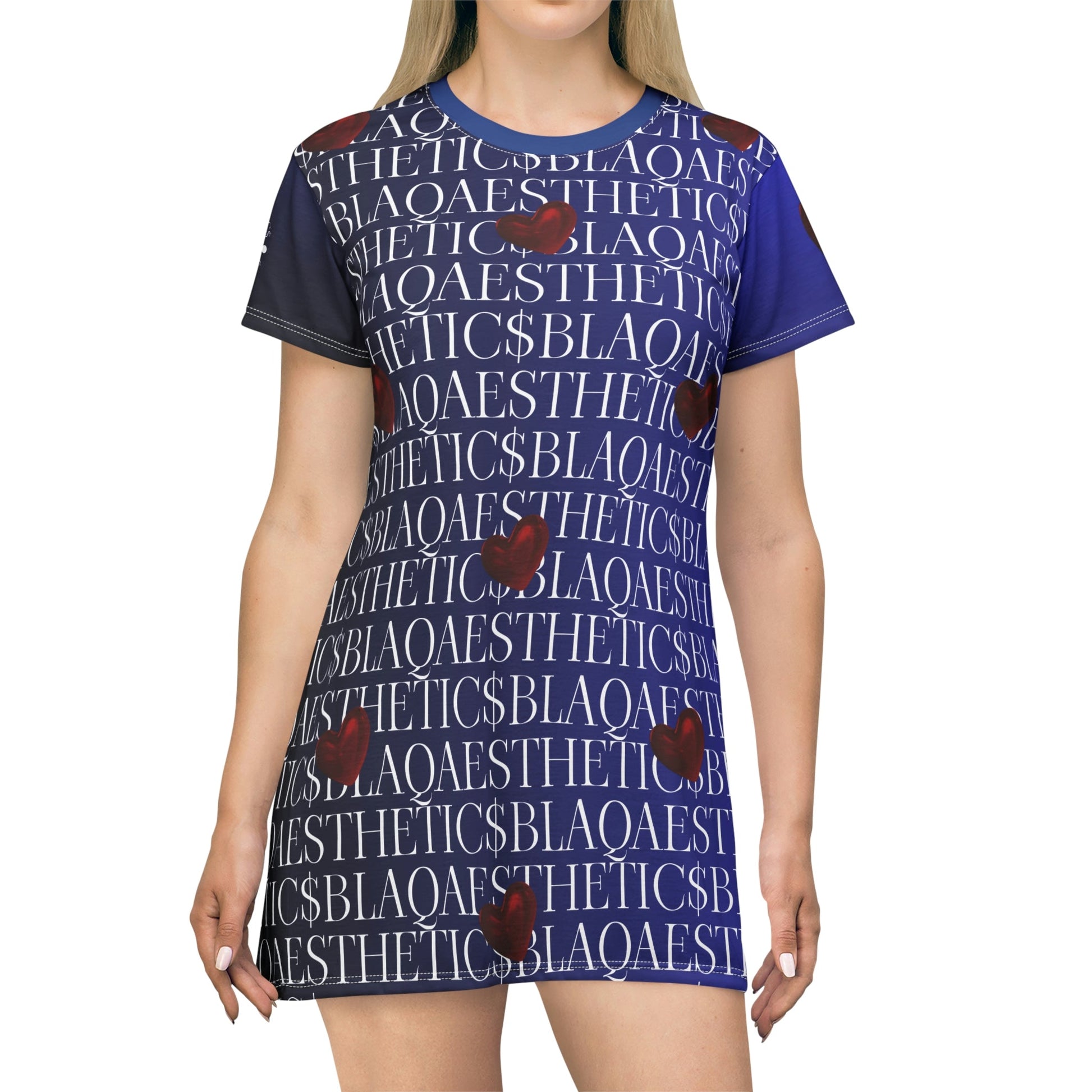 Labeled T-Shirt Dress Blaq Aesthetics