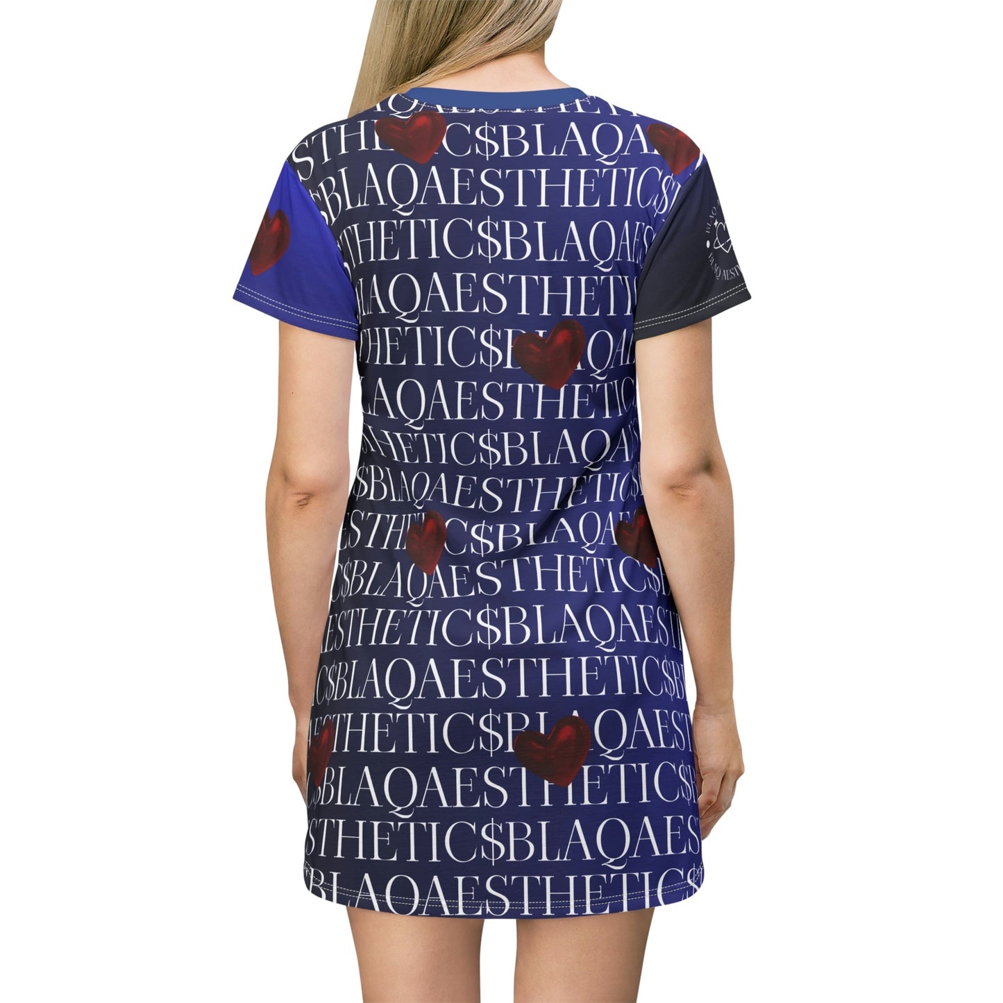 Labeled T-Shirt Dress Blaq Aesthetics