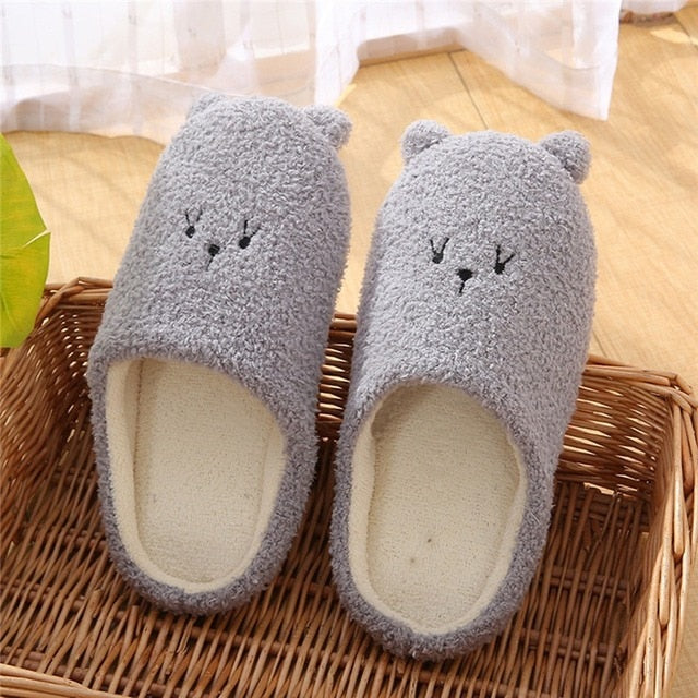 Love Heart Fluffy Slippers - Blaq Aesthetics