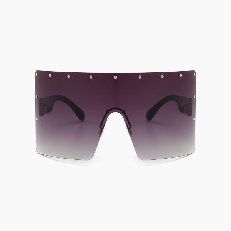 Oversize Rimless Designer Shades Blaq Aesthetics