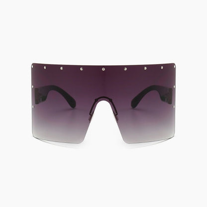 Oversize Rimless Designer Shades Blaq Aesthetics