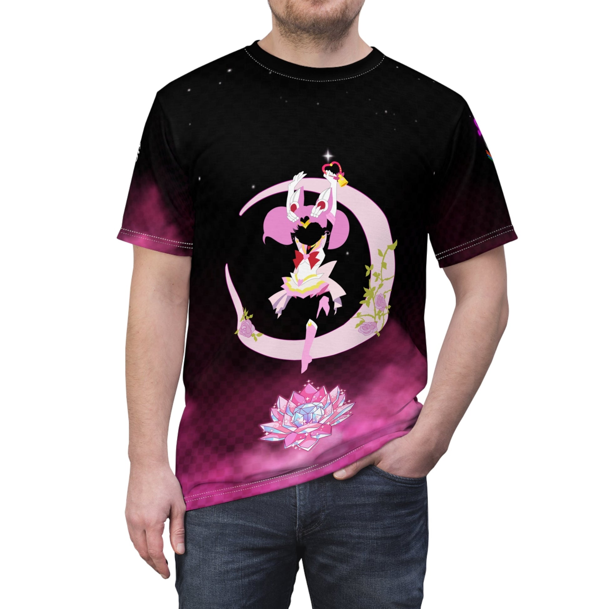 Pink Sailor Crystal Tee Blaq Aesthetics