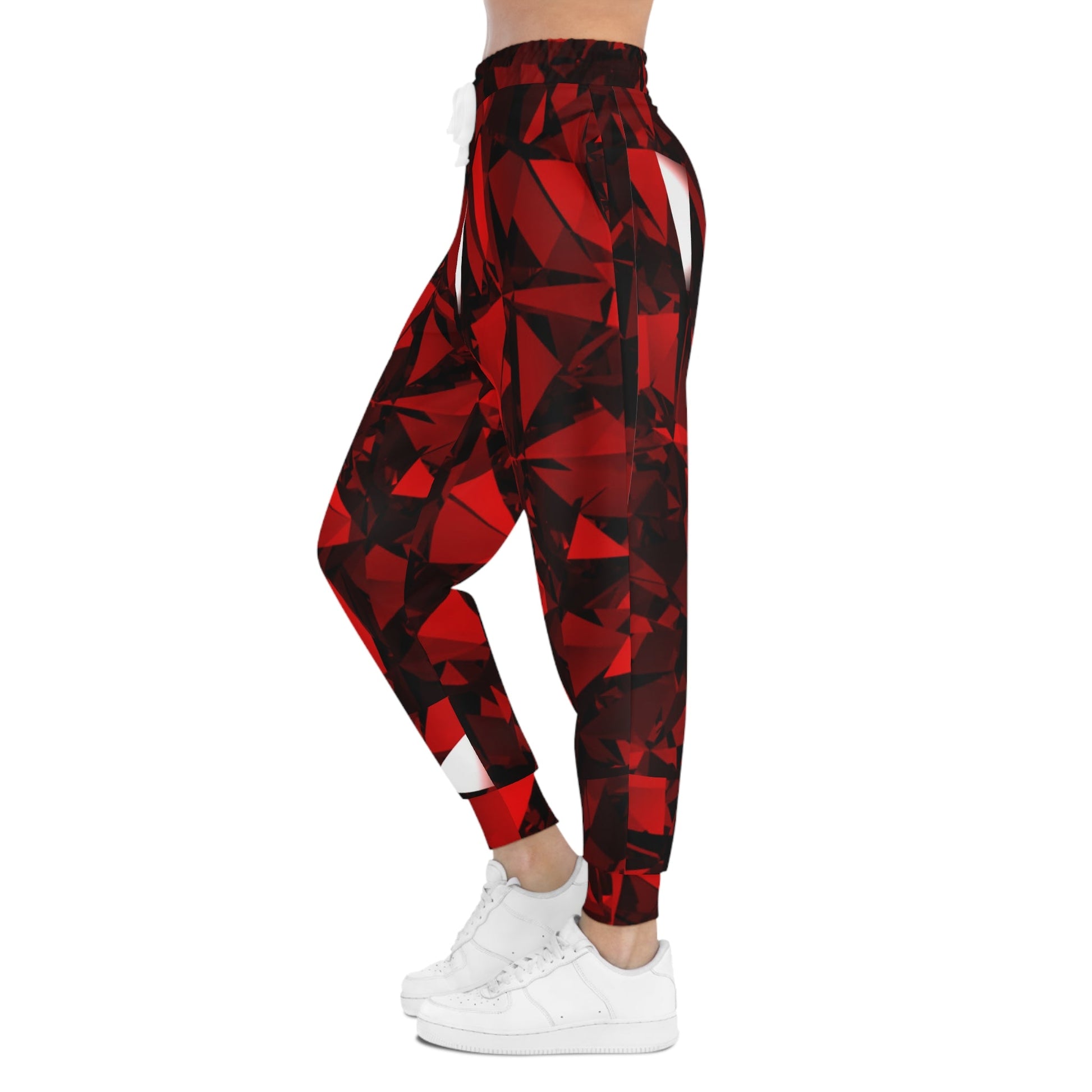 Ruby Red Joggers Blaq Aesthetics