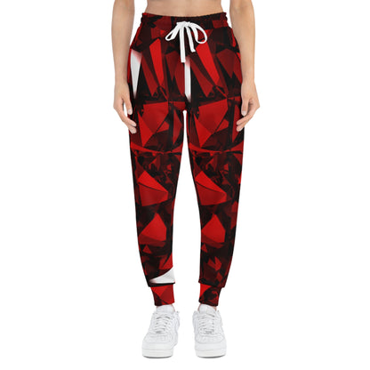 Ruby Red Joggers Blaq Aesthetics