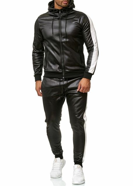 Sweat Suit Hooded Jacket Pants Set Blaq Aesthetics