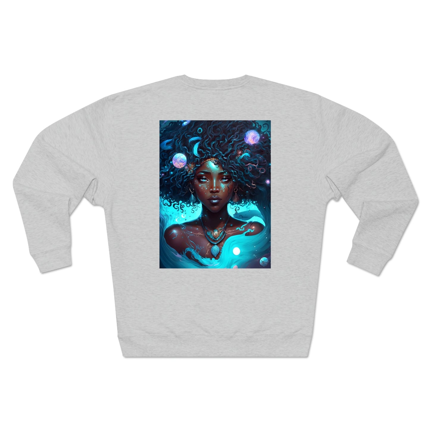 Unisex Premium Zodiac Crewneck Sweatshirt (Aquarius) Blaq Aesthetics