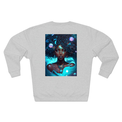 Unisex Premium Zodiac Crewneck Sweatshirt (Aquarius) Blaq Aesthetics