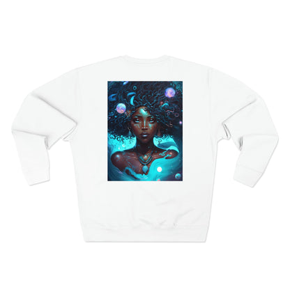 Unisex Premium Zodiac Crewneck Sweatshirt (Aquarius) Blaq Aesthetics