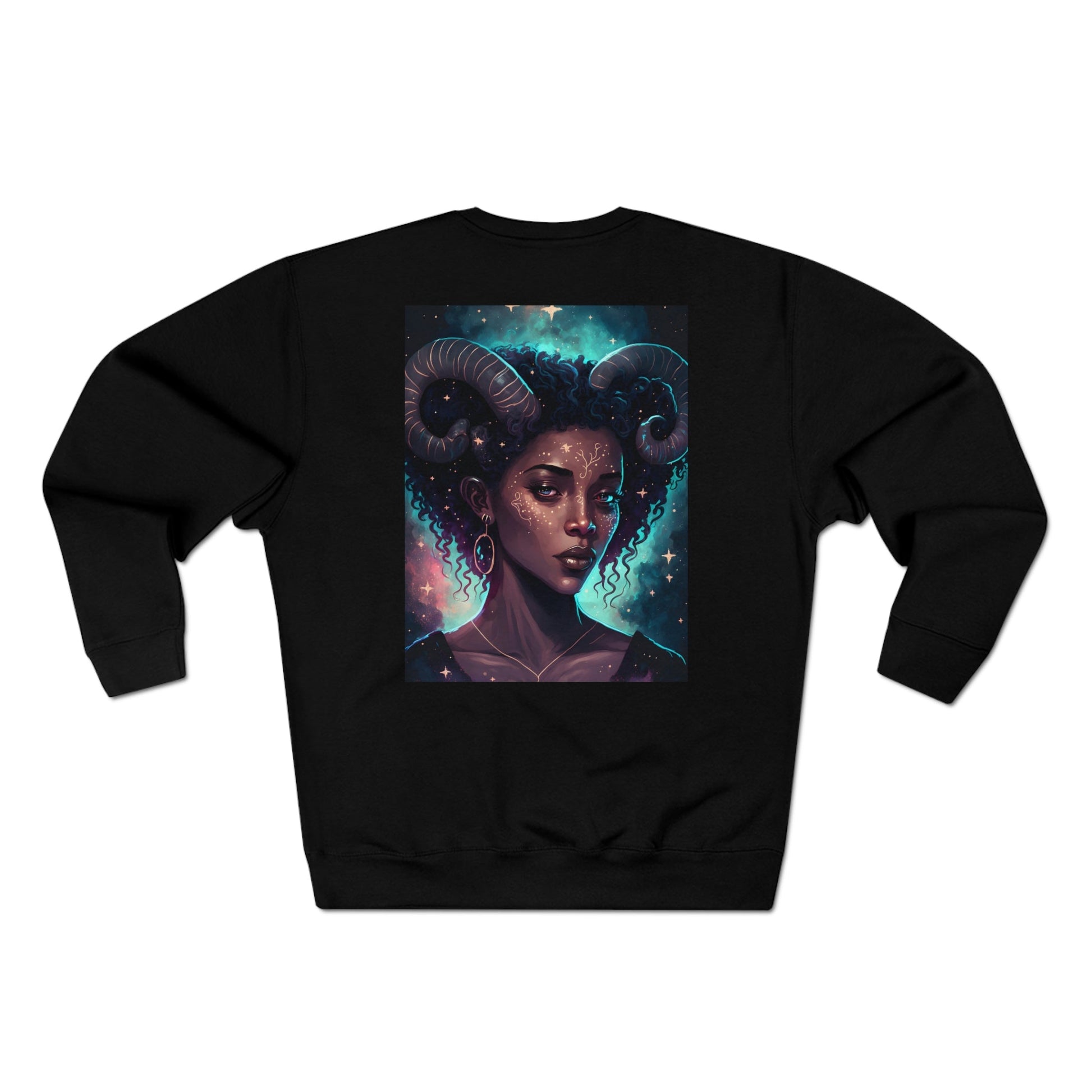 Unisex Premium Zodiac Crewneck Sweatshirt (Aries) Blaq Aesthetics