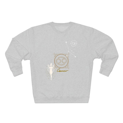 Unisex Premium Zodiac Crewneck Sweatshirt (Cancer) Blaq Aesthetics