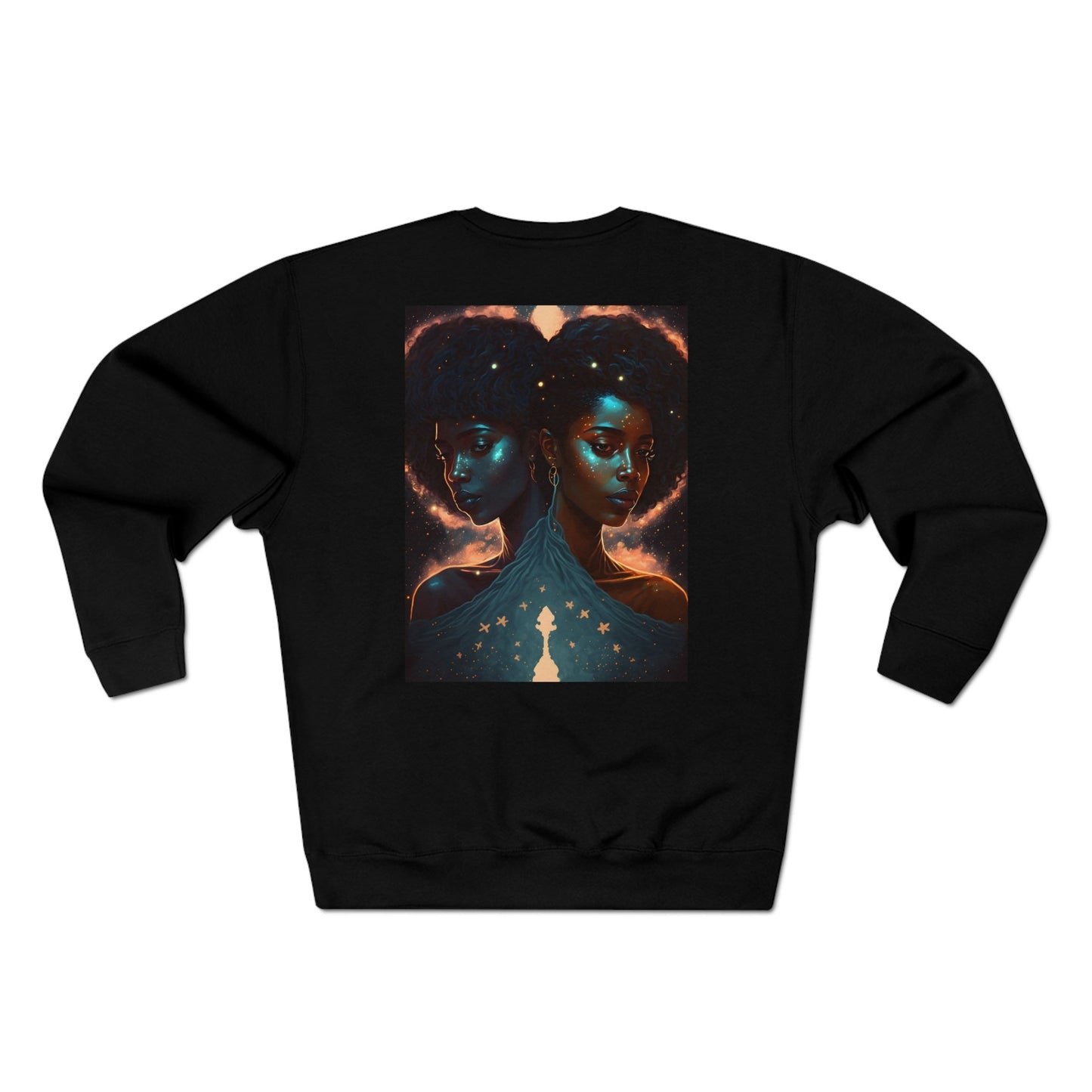 Unisex Premium Zodiac Crewneck Sweatshirt (Gemini) Blaq Aesthetics